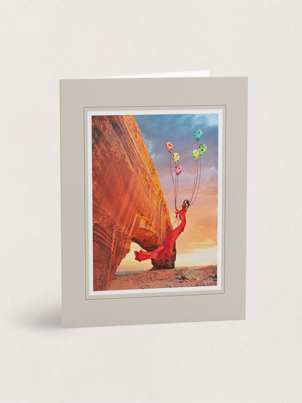 Greeting Card Catalog Cover Image - Fightsong Studio - Maari Christante - Breaking Through Artwork