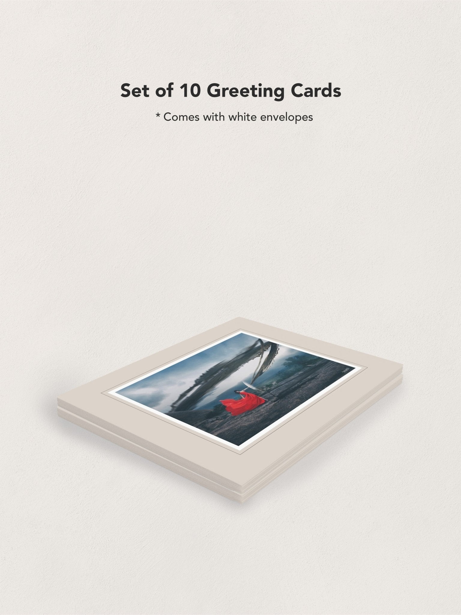 "Destroying Destruction" - Greeting Cards -front-back-set-blank- FIGHTSONG STUDIO-Maari Christante
