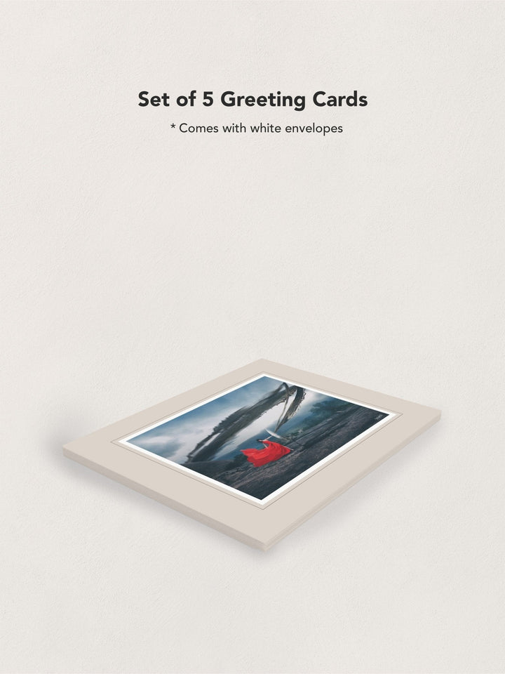 "Destroying Destruction" - Greeting Cards -front-back-set-blank- FIGHTSONG STUDIO-Maari Christante
