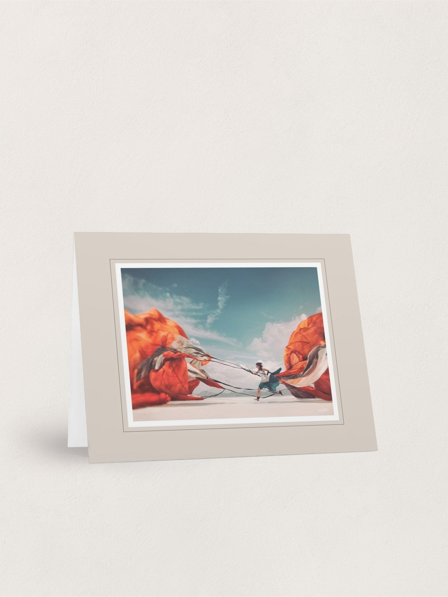 "Momentum + Resistance" - Greeting Cards - front -FIGHTSONG STUDIO- Maari Christante