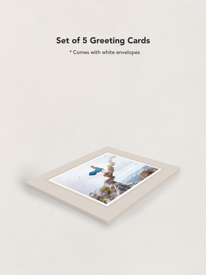 "Stepping Out" - Greeting Cards - Set of Blank- FIGHTSONG STUDIO- Maari Christante