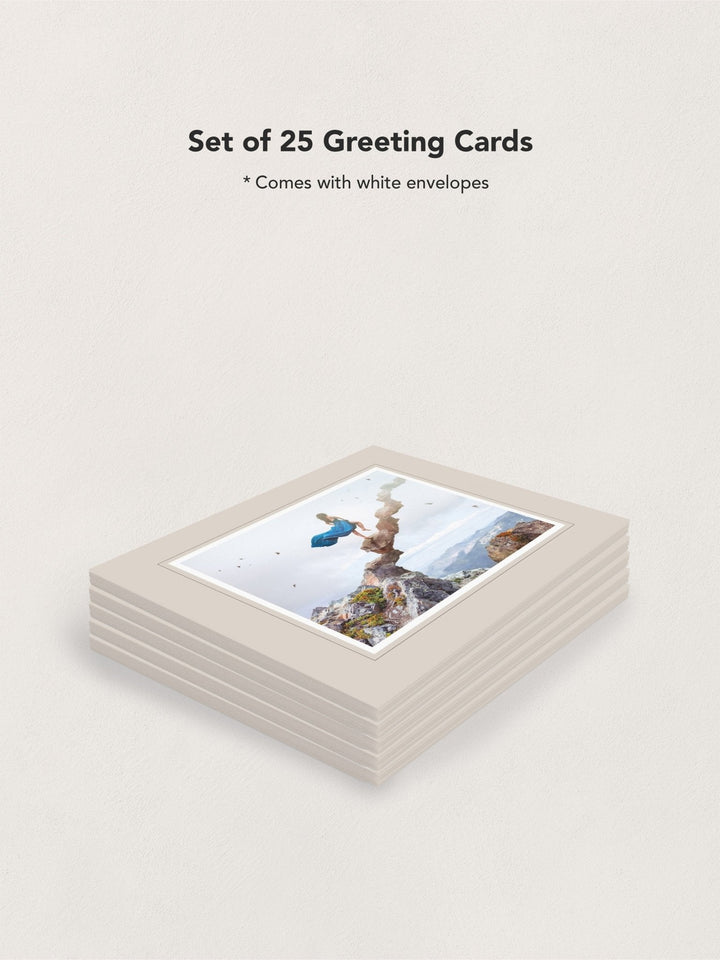"Stepping Out" - Greeting Cards - Set of Blank- FIGHTSONG STUDIO- Maari Christante