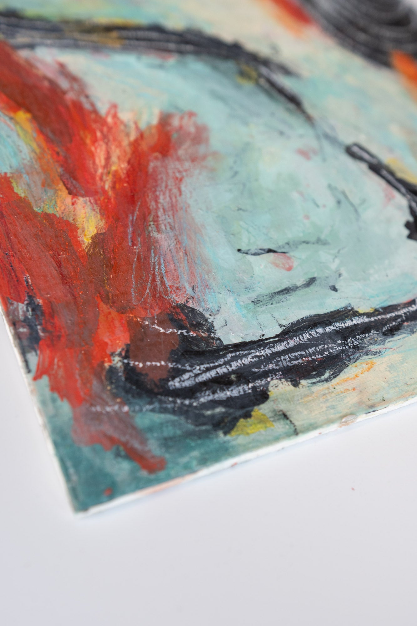 "SOS - Original Abstract Painting" - 12x12 (UNFRAMED)