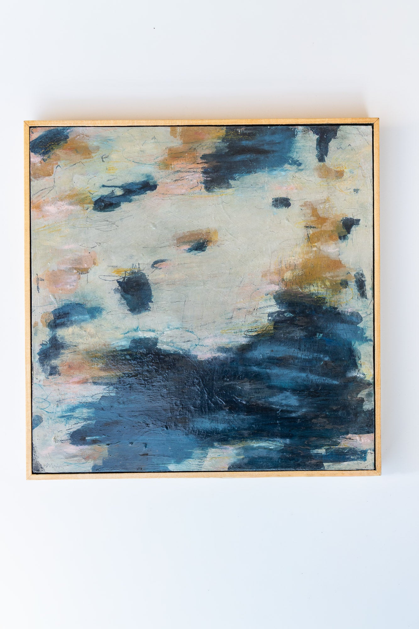 "Traces of Serenity" - Original Abstract Painting - 18x18