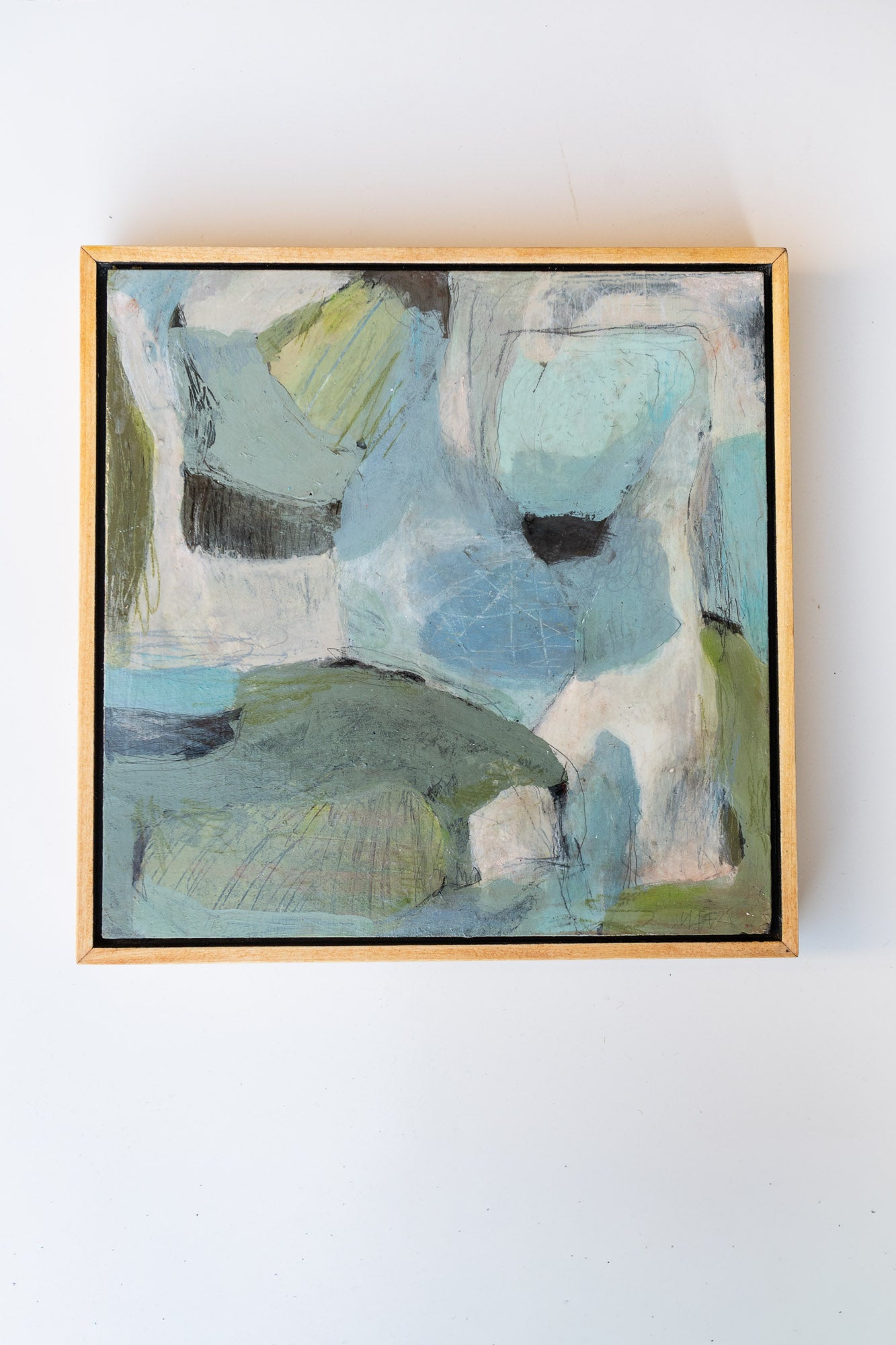 "Summoning Spring" - Original Abstract Painting - 12x12