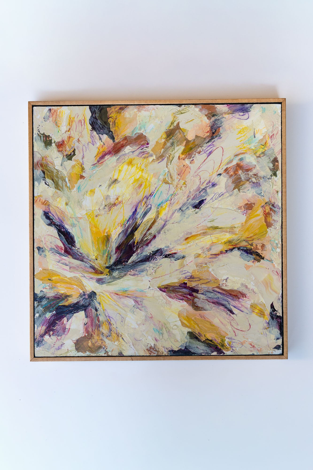 "A Memory in the Making I" - Original Abstract Painting - 18x18